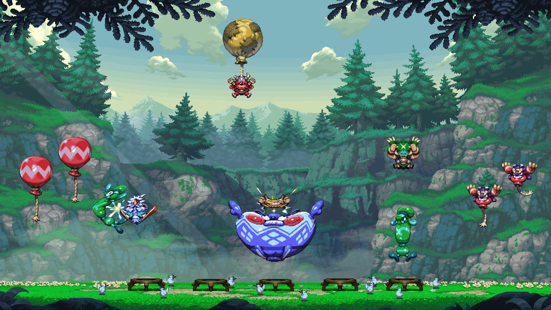 Vikings on Trampolines screenshot